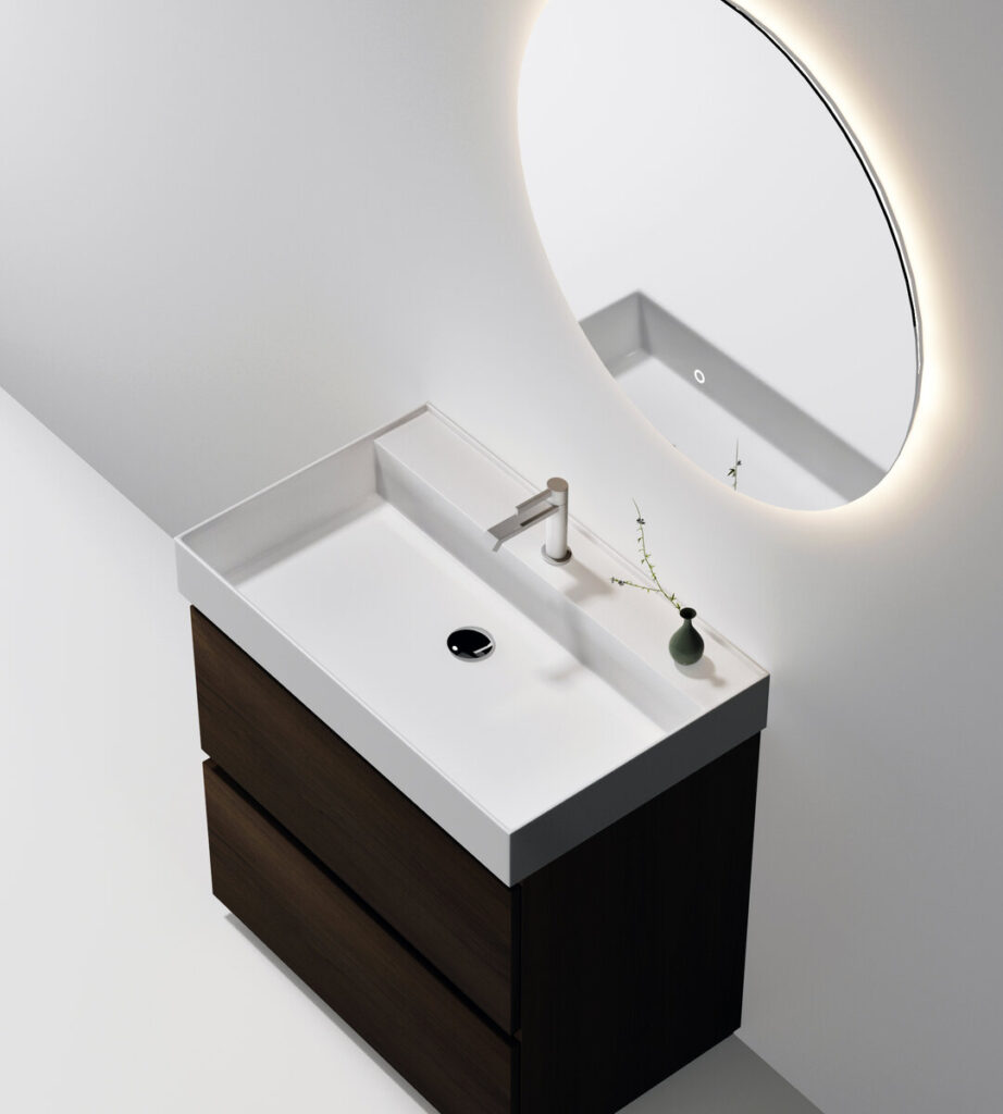 acrylic solid surface basin
