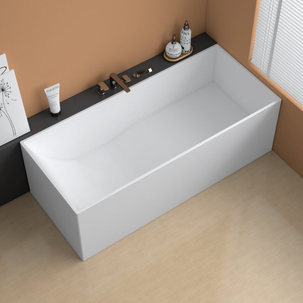 Solid Surface Freestanding Bathtub