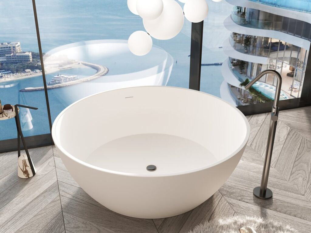 1500mm Luxury Round Freestanding Bathtub