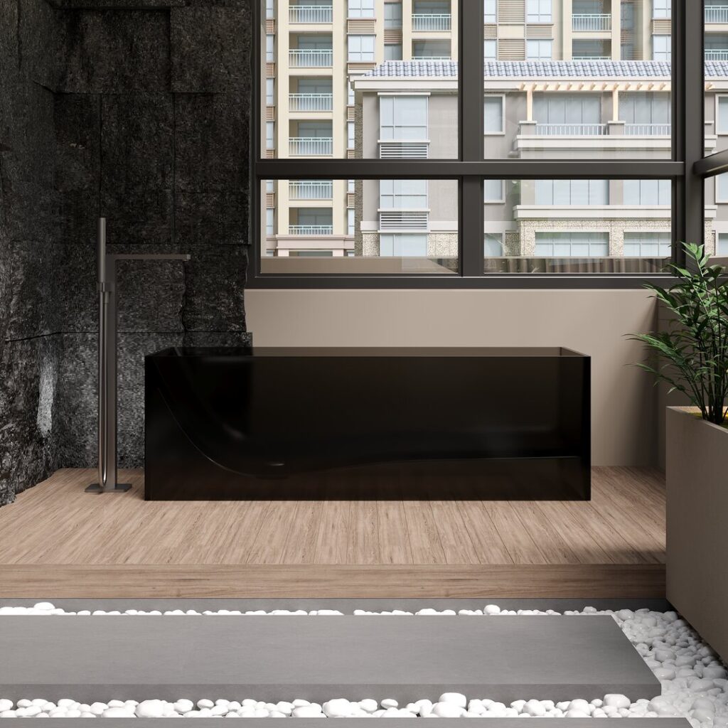 Rectangular Freestanding Soaking Tub