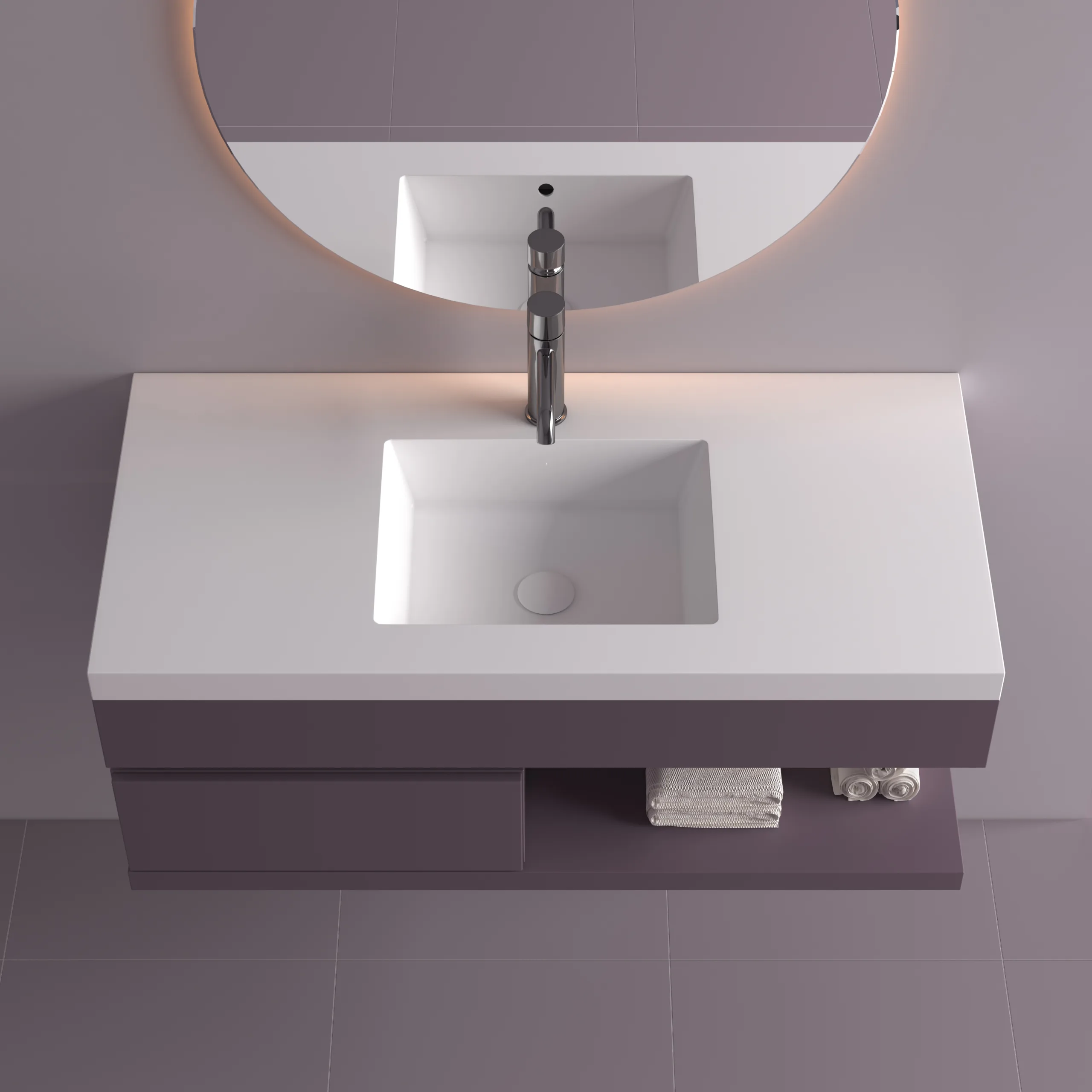 Solid Surface Basin