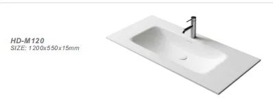 OEM Custom Integrated Solid Surface Vanity Top factory direct
