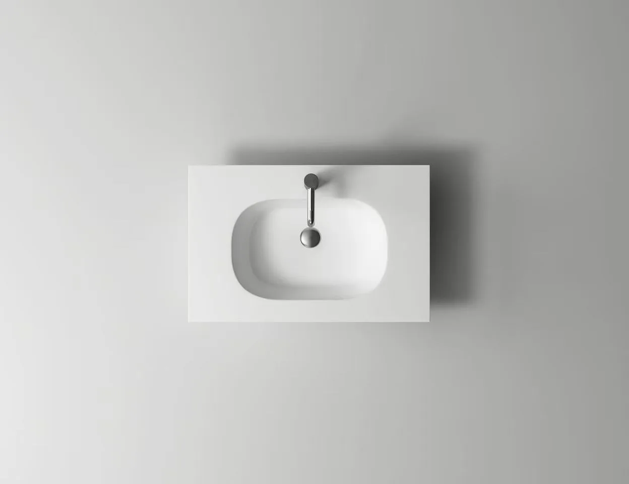 HD-S080 Solid Surface Integrated Oval Basin 800x500x20mm factory direct