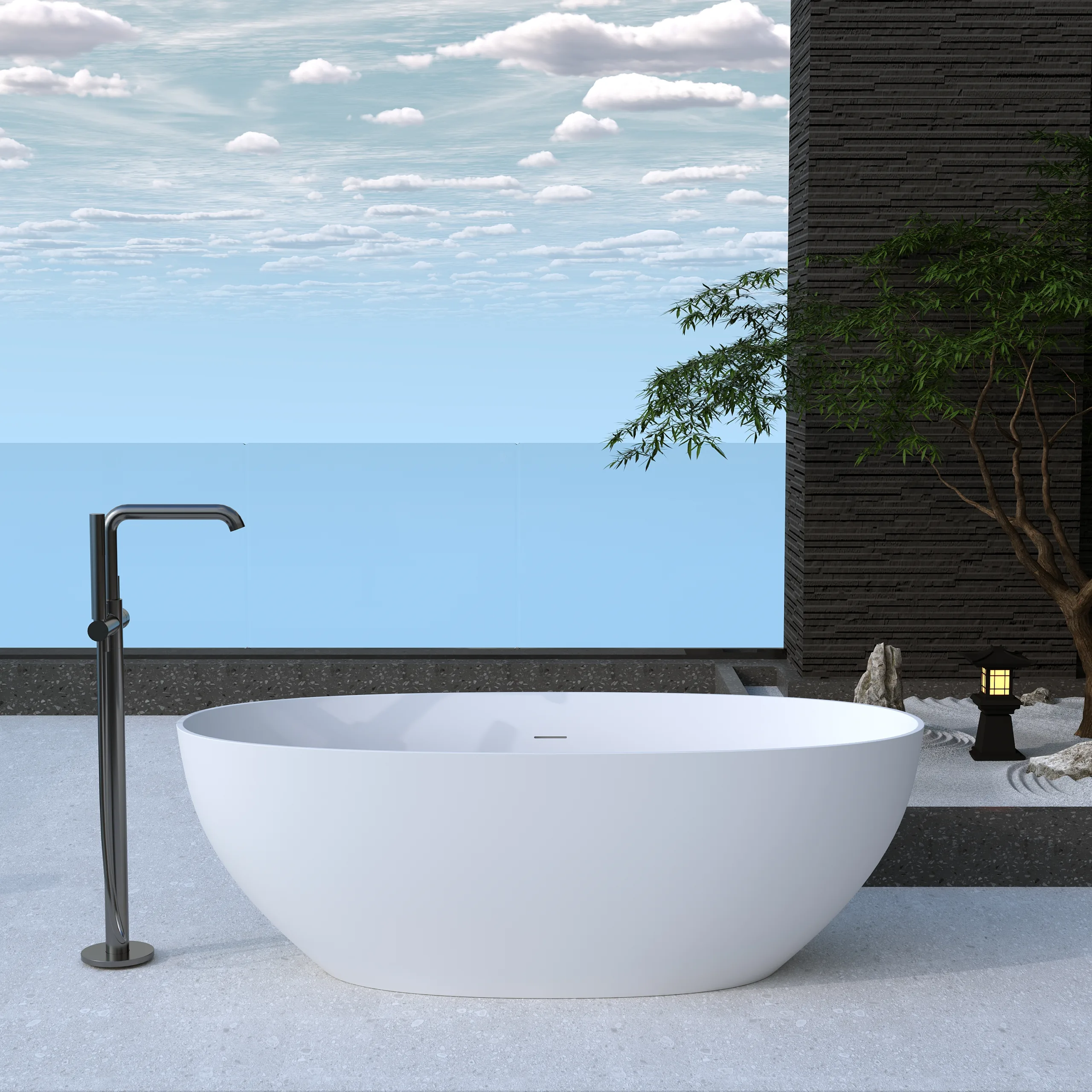 Solid Surface Bathtub