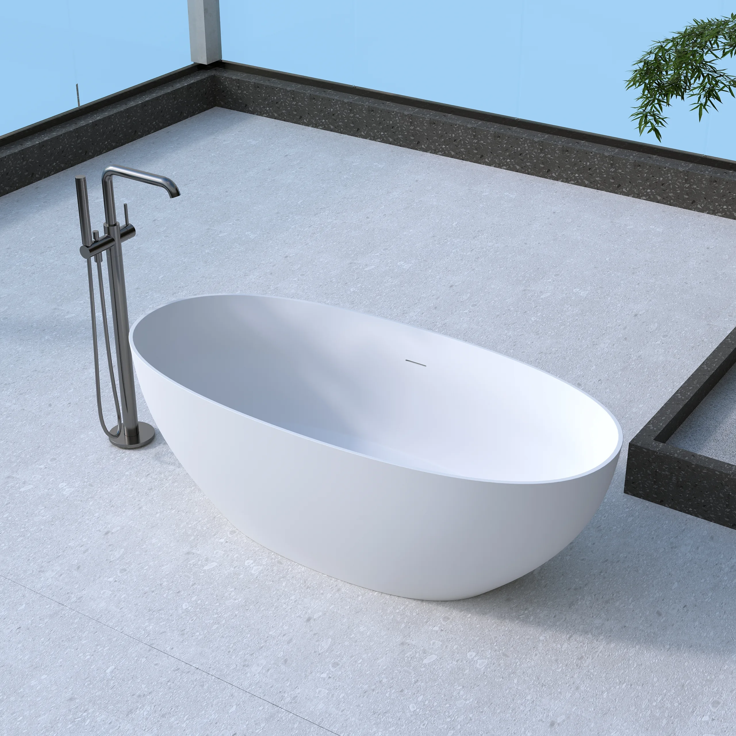 Solid Surface Bathtub