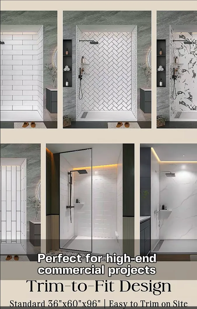 Export wooden pallets loaded with cultured marble shower wall panels for factory direct shipping Conclusion